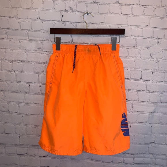 Nike Other - Nike Boys Orange & Blue Swim trunks size L